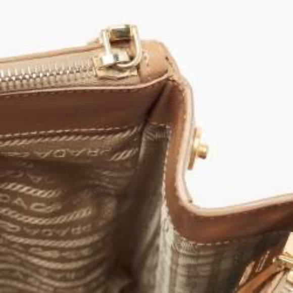 Authentic Prada Saffiano Leather Tote in Caramel Tan - Picture 14 of 14